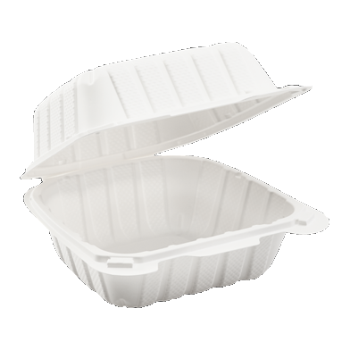 3 Compartment Hinged Recyclable Containers
