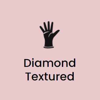 8 Mil HD Black Nitrile Diamond Grip Industrial Gloves