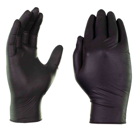 X3 Black Nitrile Powder Free Industrial Gloves BX3