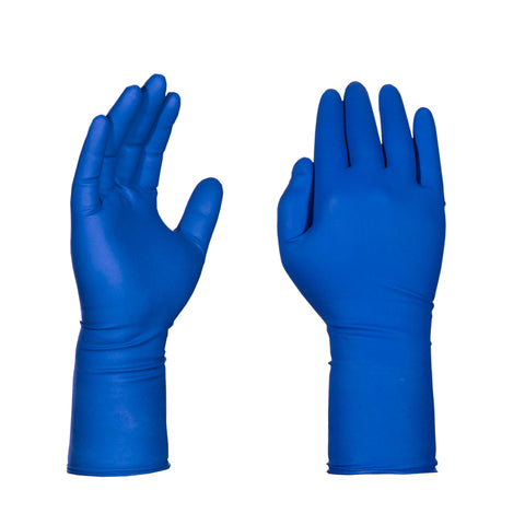 Gloveworks Blue Latex Exam Gloves GPLHD