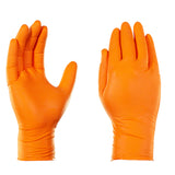 Gloveworks Orange Industrial Nitrile RDT Gloves GWON