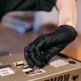 Gloveworks Industrial Black Nitrile Gloves GPNB