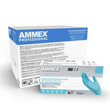 AMMEX Professional Blue Nitrile Exam Gloves APFN