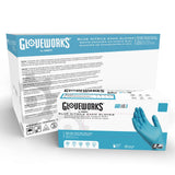 Gloveworks Blue Nitrile Exam Gloves GPNHD