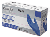 AMMEX Professional Blue Nitrile Chemo Gloves ACNPF