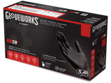 Gloveworks Industrial Black Nitrile Gloves GPNB