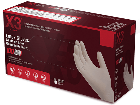 Gloveworks Ivory Industrial Latex Gloves LX3