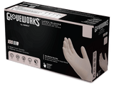 Gloveworks Ivory Industrial Latex Gloves TLF