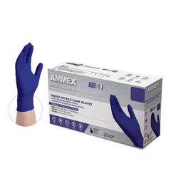 AMMEX Professional Indigo Nitrile Exam Gloves AINPF