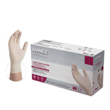 AMMEX Professional Ivory Latex Exam Gloves GPPFT