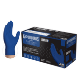 Gloveworks Royal Blue Industrial Nitrile RDT Gloves GWRBN