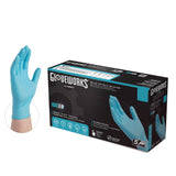 Gloveworks Industrial Blue Powder-free Nitrile Gloves INPF