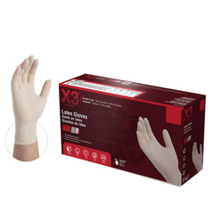 Gloveworks Ivory Industrial Latex Gloves LX3