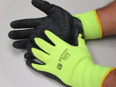 Deputy Dog Hi-Vis Lined Gloves (73 gauge)