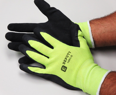 Deputy High-Vis Latex Coated Gloves