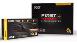 Volt 6 Mil Black Nitrile Exam Gloves