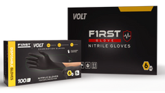 Volt 6 Mil Black Nitrile Exam Gloves