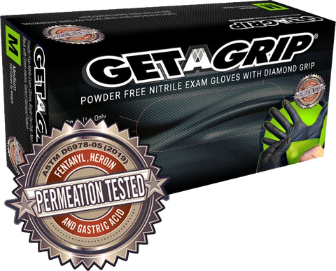 Get-A-Grip Black Nitrile Gloves