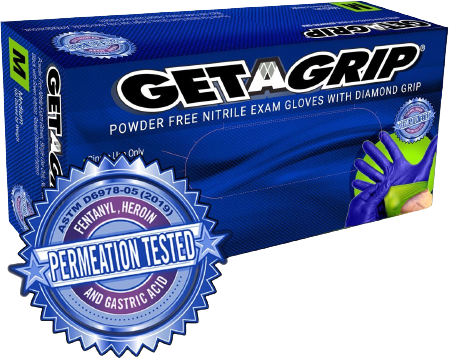 Get-A-Grip Blue Nitrile Gloves