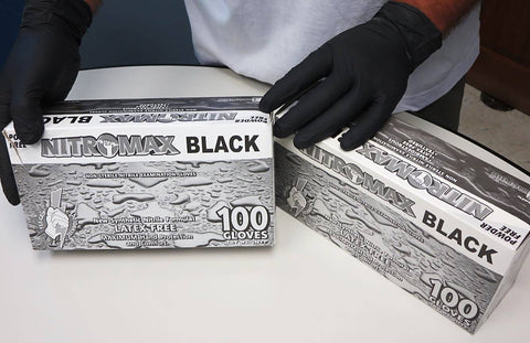 Nitromax Black Nitrile Powder-Free Exam 5 mil