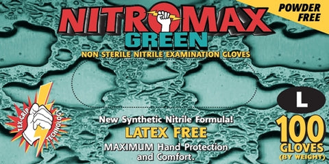 Nitromax Green Nitrile Powder-Free Exam 5 mil