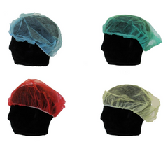 Non-Woven Color 21" Bouffant Caps